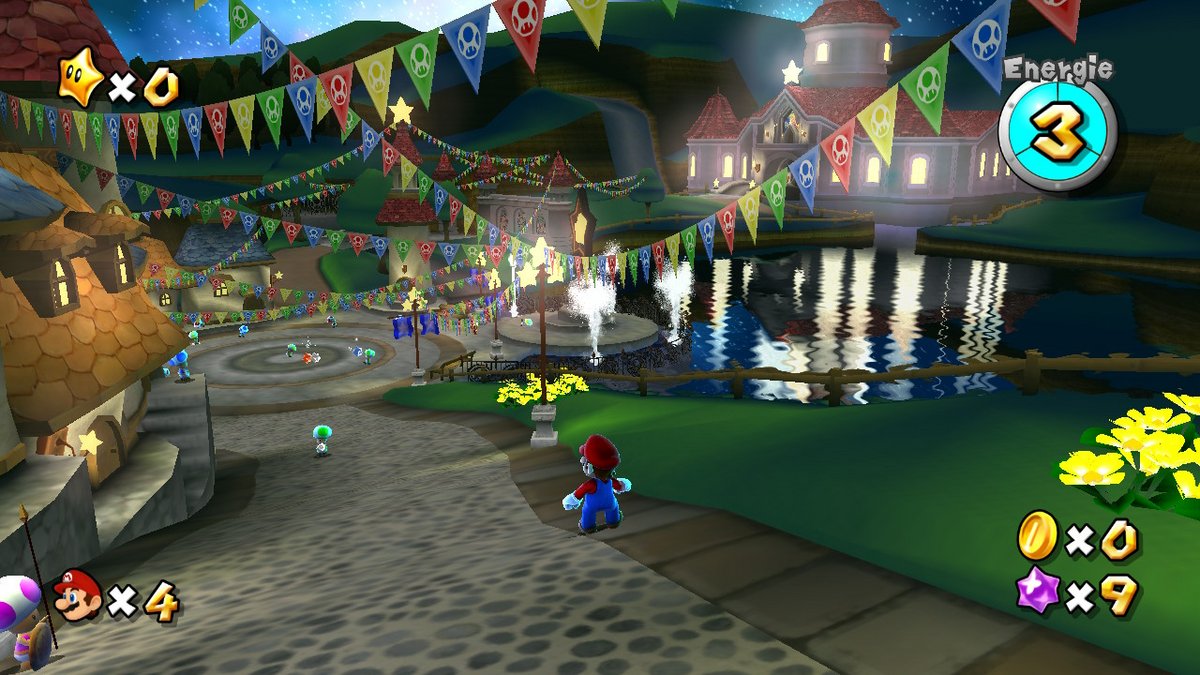 Du haut de ses 13 ans, Super Mario Galaxy multiplie les décors somptueux