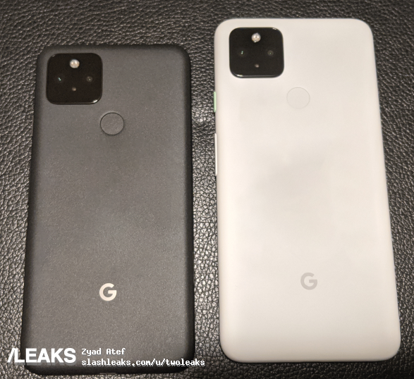 Le Pixel 5 (à gauche) et le Pixel 4a 5G (à droite) © Slashleaks