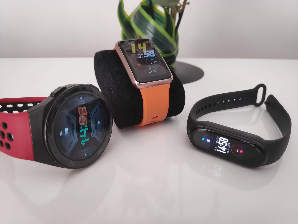 Huawei Watch Fit - Comparaison design