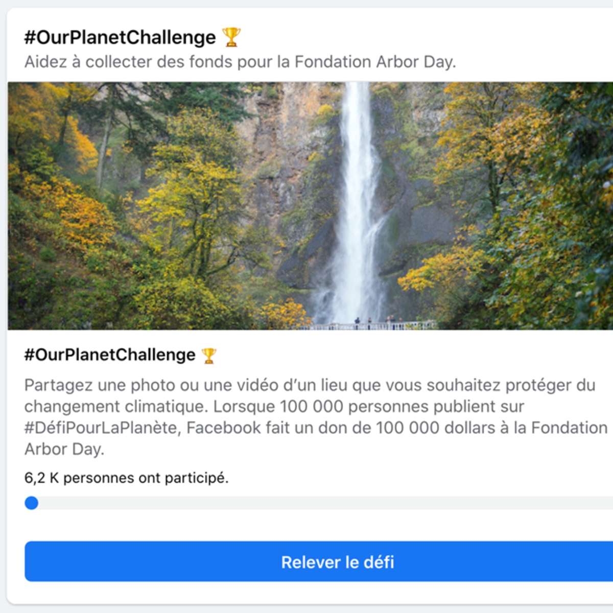 Facebook lance un centre d'information sur le climat et une nouvelle fonctionnalité, 