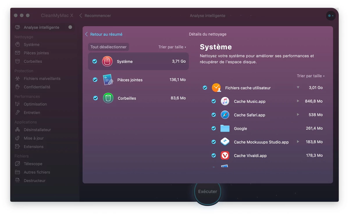 CleanMyMac X © Clubic.com/Stephane Ruscher