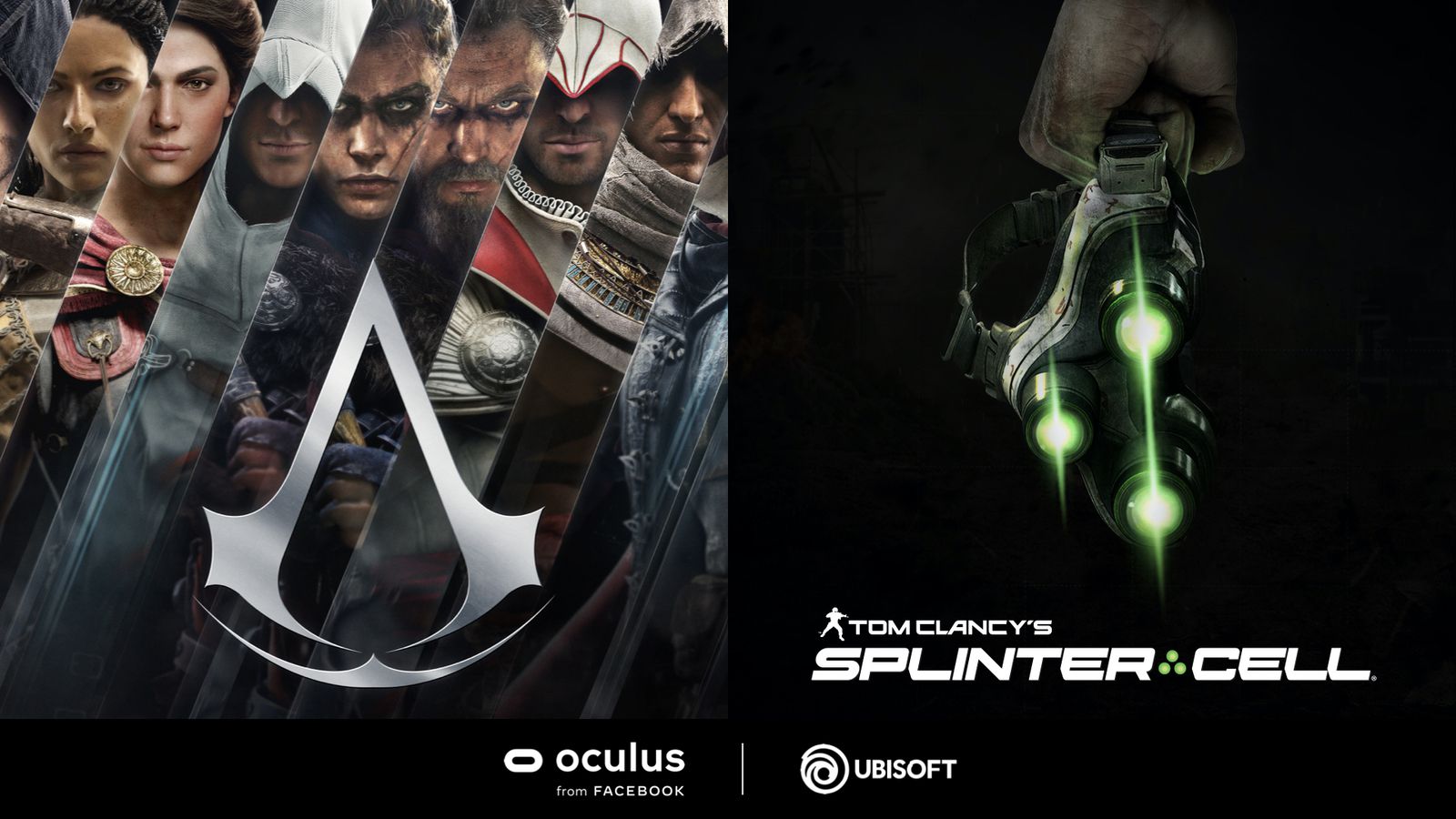 Assassin's Creed et Splinter Cell arrivent en VR chez Ubisoft