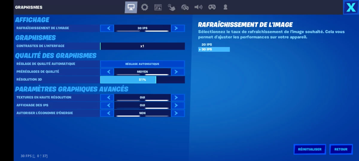 Jeu Fortnite Poco x3 nfc © Gabriel Manceau
