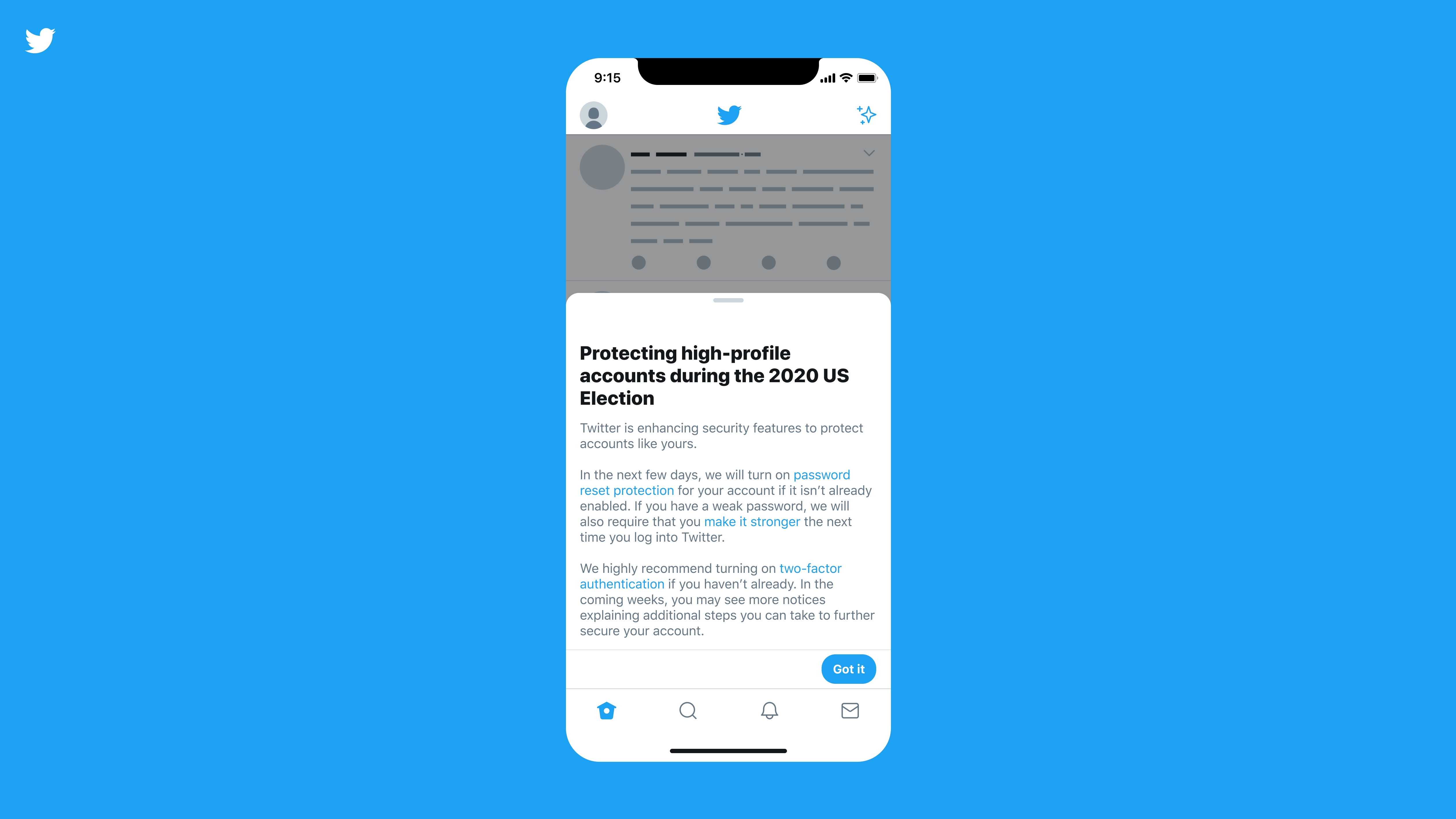 Twitter renforce la sécurité des comptes des 