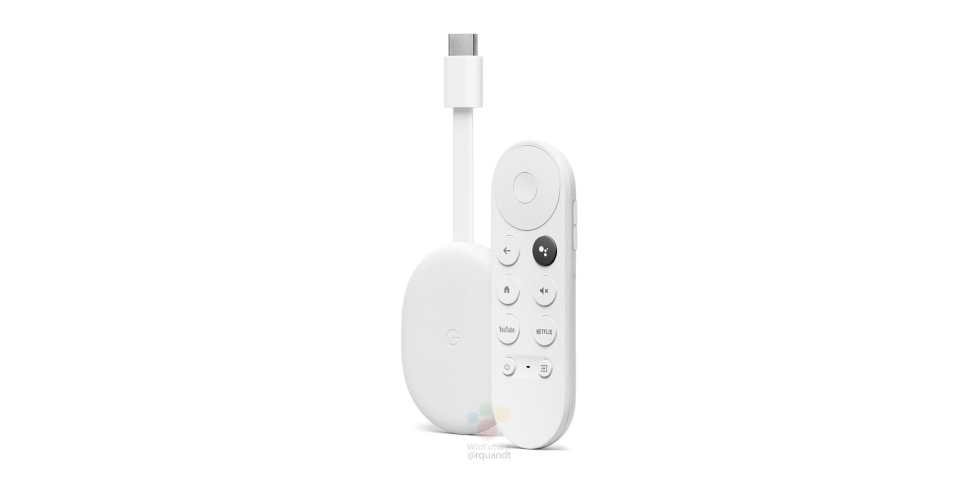 Le futur Chromecast Android TV de Google se montre un peu plus, avec sa télécommande