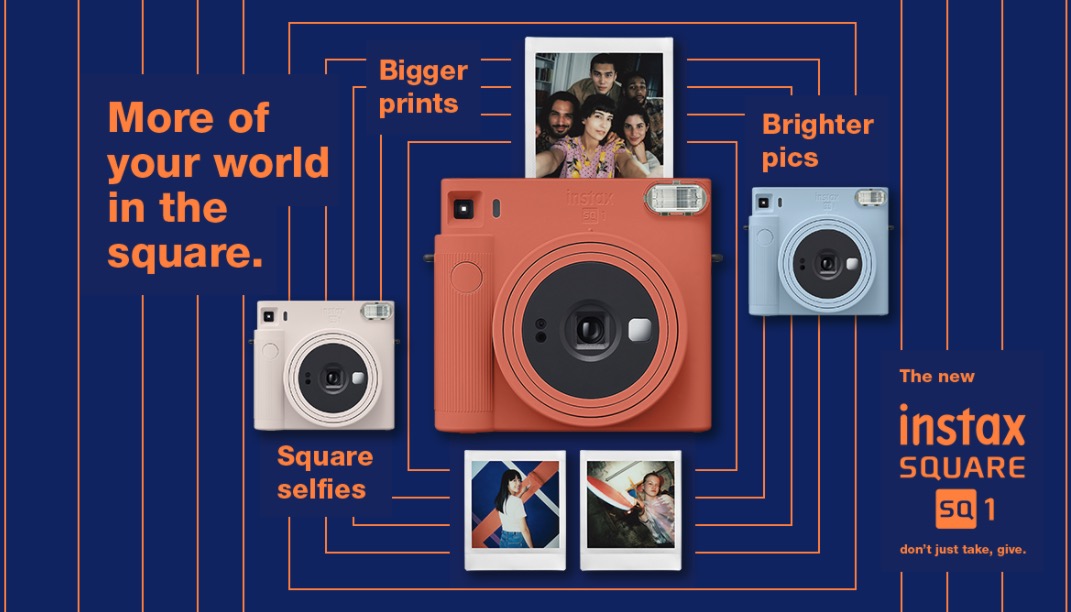 Fujifilm lance son nouvel appareil photo instantané, le Instax Square SQ1