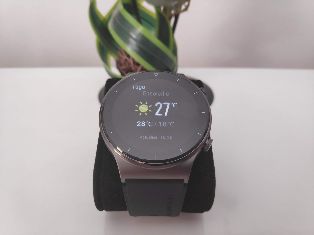Huawei Watch GT2 Pro - Météo