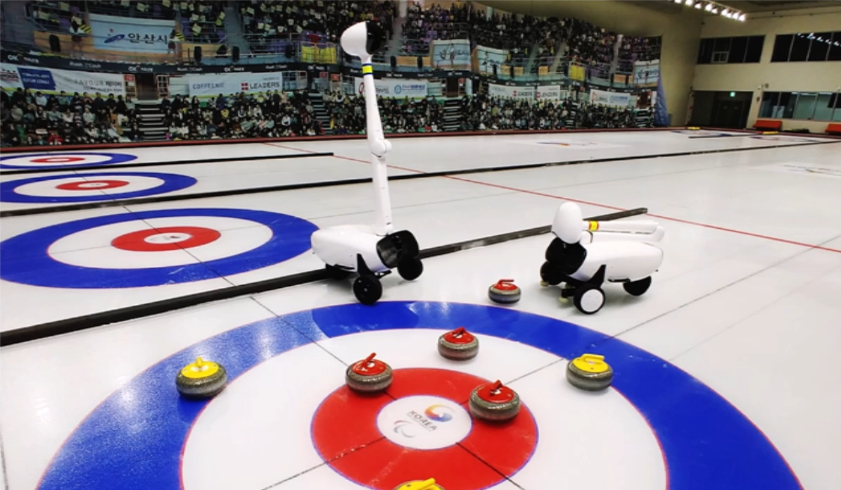 Un robot doté d'IA bat l'équipe féminine coréenne de curling, et sans balai !