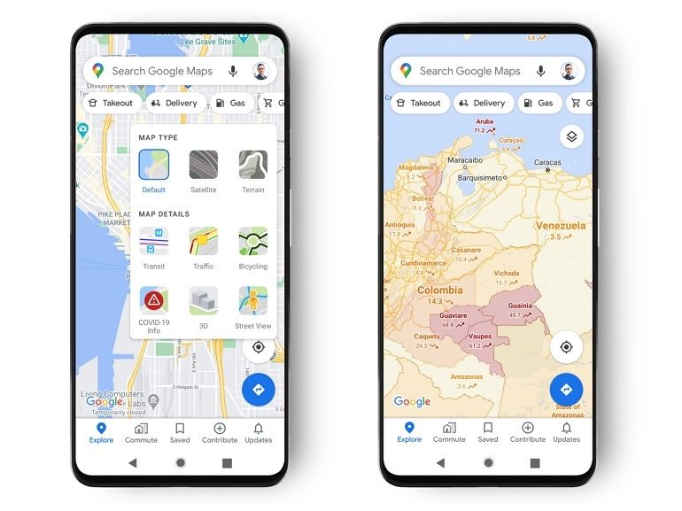 Google Maps va cartographier l'épidémie de COVID-19
