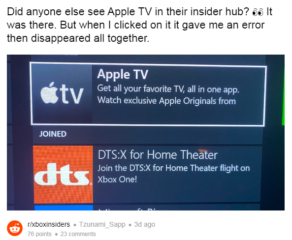 Apple TV Xbox Hub