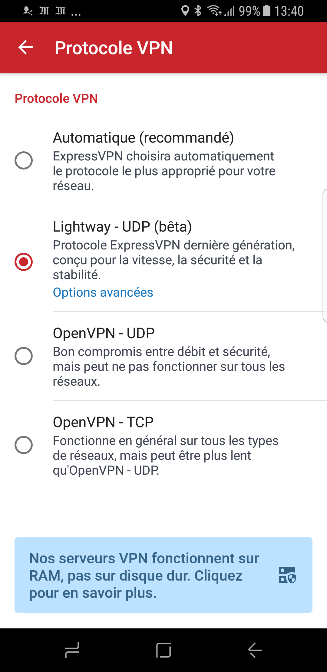 ExpressVPN Lightway