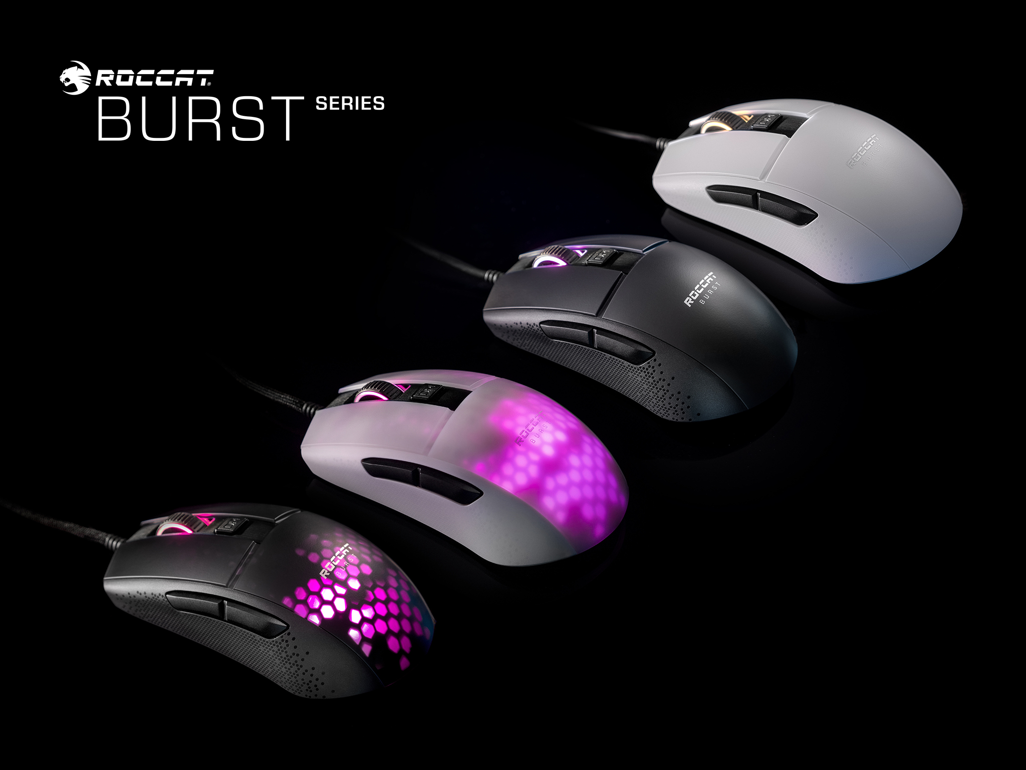 ROCCAT Burst Pro : une souris symétrique, ultra-légère, avec switches optiques