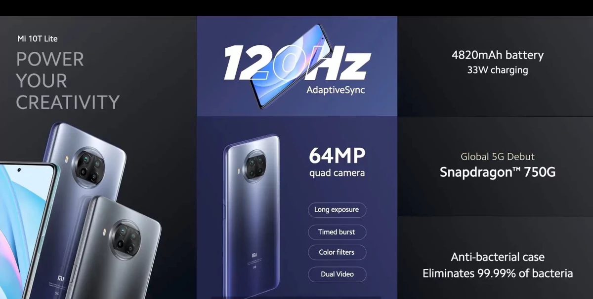 Xiaomi Mi 10T Lite © © Xiaomi