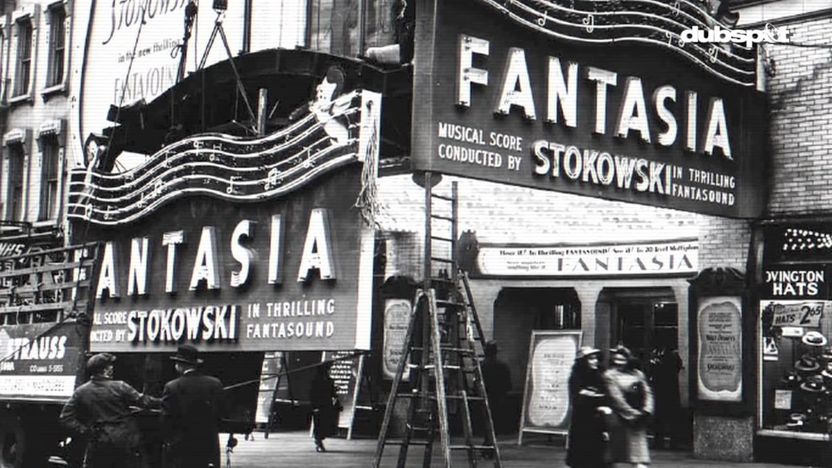 Le très complexe système Fantasound, créé pour le film Fantasia, fut la première grosse tentative de son multicanal. source @dubspot