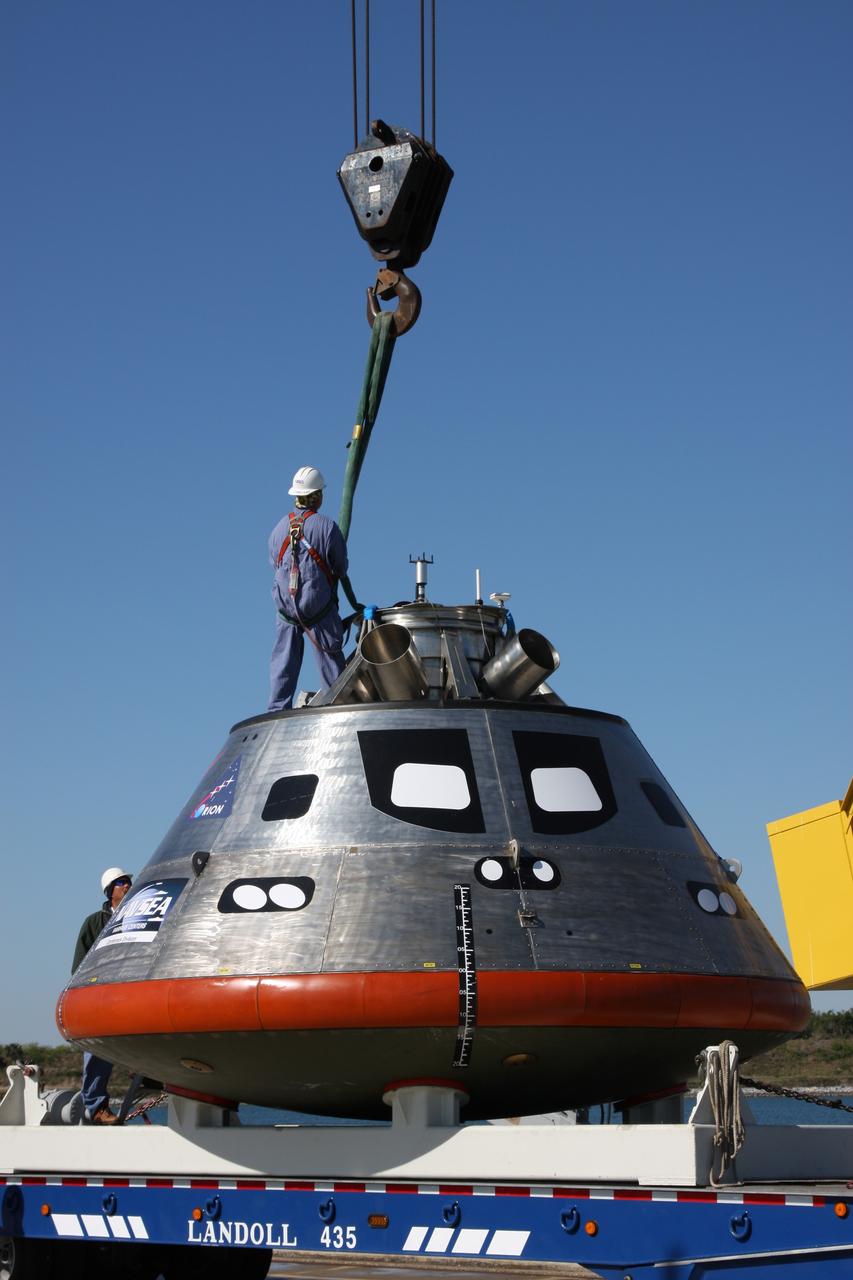 La première version du concept de capsule Orion, en 2009. Crédits NASA