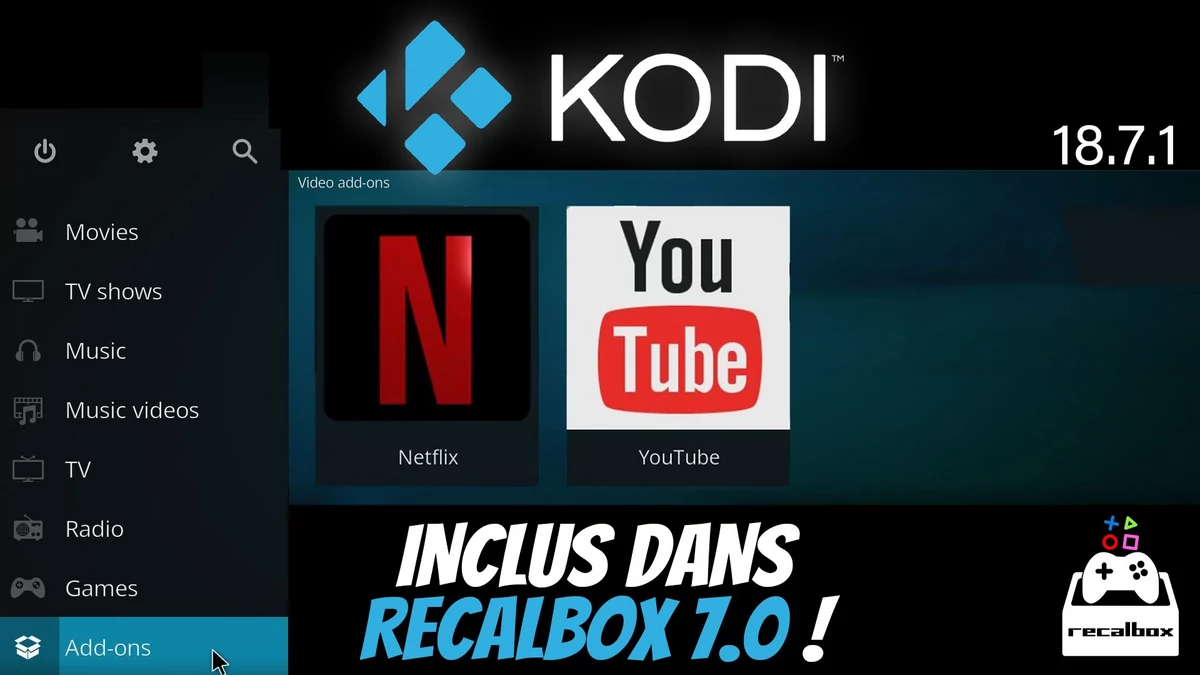 Recalbox x Kodi