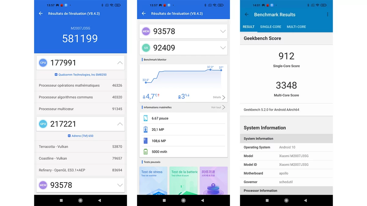 Xiaomi Mi 10T Pro test © © Pierre Crochart pour Clubic