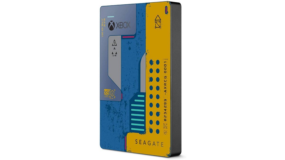 disque dur Seagate 5 To édition spéciale CyberPunk 2077
