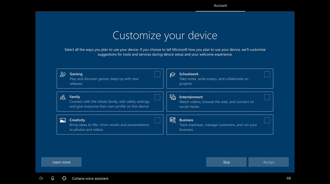 Windows 10 va recommander des applications et programmes 