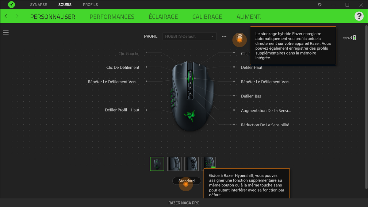Razer Naga Pro © Nerces
