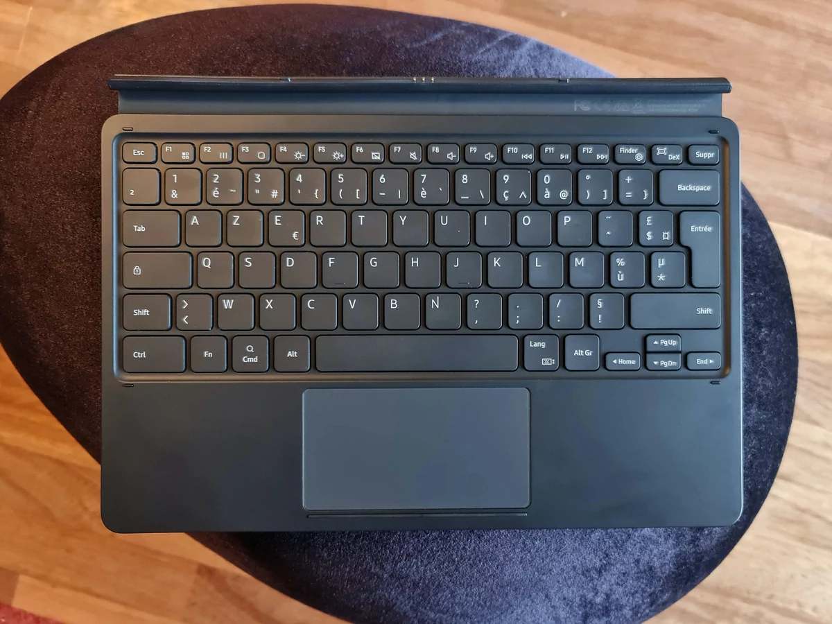 Galaxy Tab S7+ -clavier seul © Clubic - Marc Mitrani
