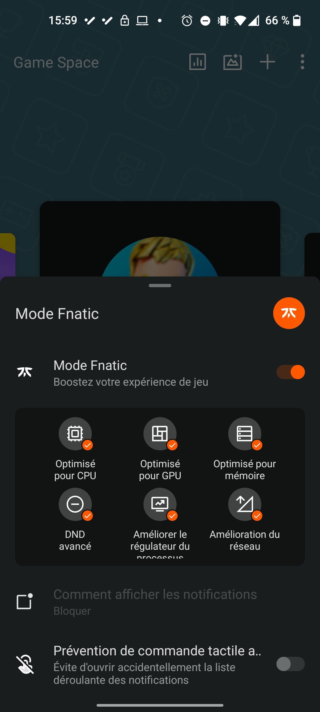 Mode Fnatic OnePlus 8T
