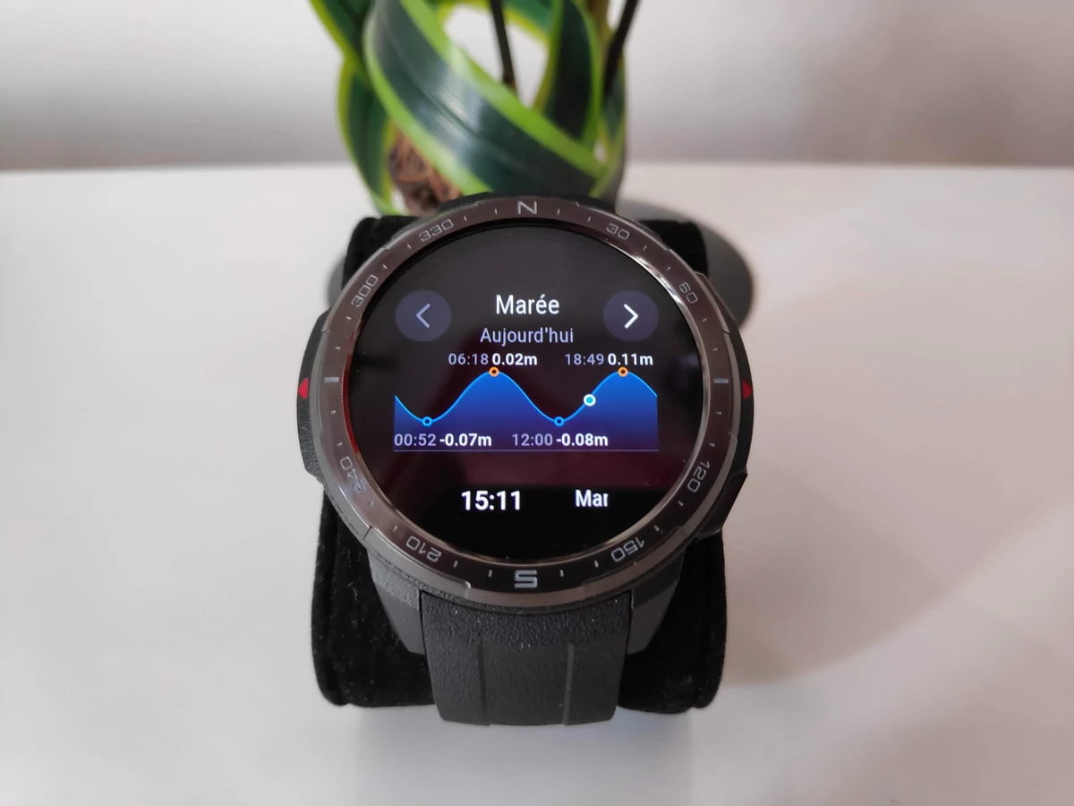 Honor Watch GS Pro - Marées