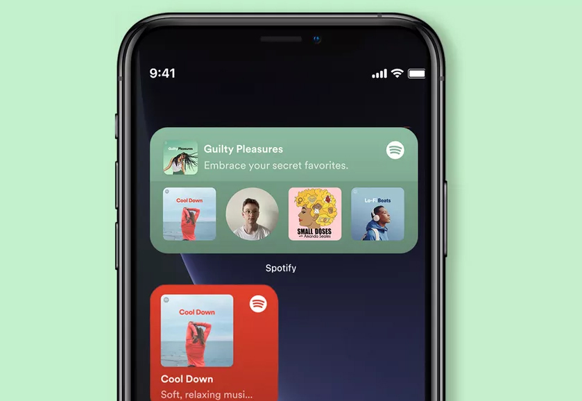 Spotify a désormais droit à son widget dédié sous iOS 14