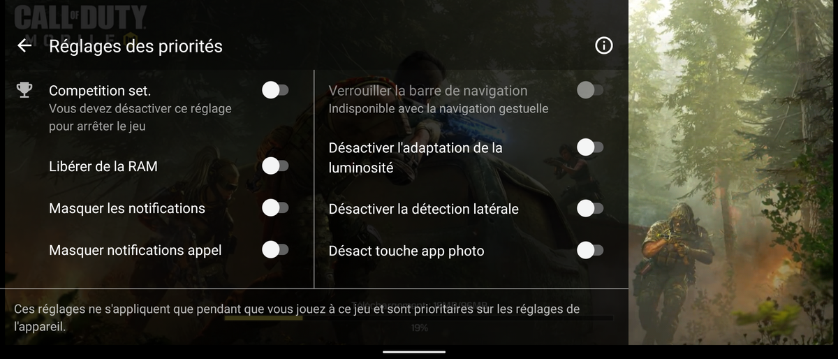 Sony Xperia 5 II test optimiseur jeux © © Pierre Crochart pour Clubic