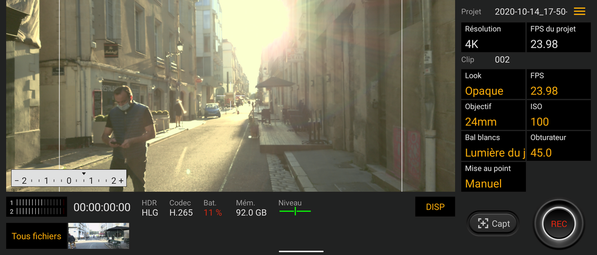 Sony Xperia 5 II test cinema pro © © Pierre Crochart pour Clubic
