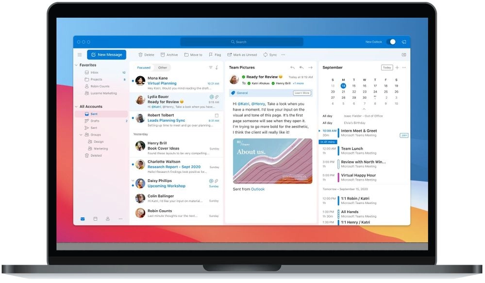 Microsoft déploie la nouvelle version d'Outlook sur macOS