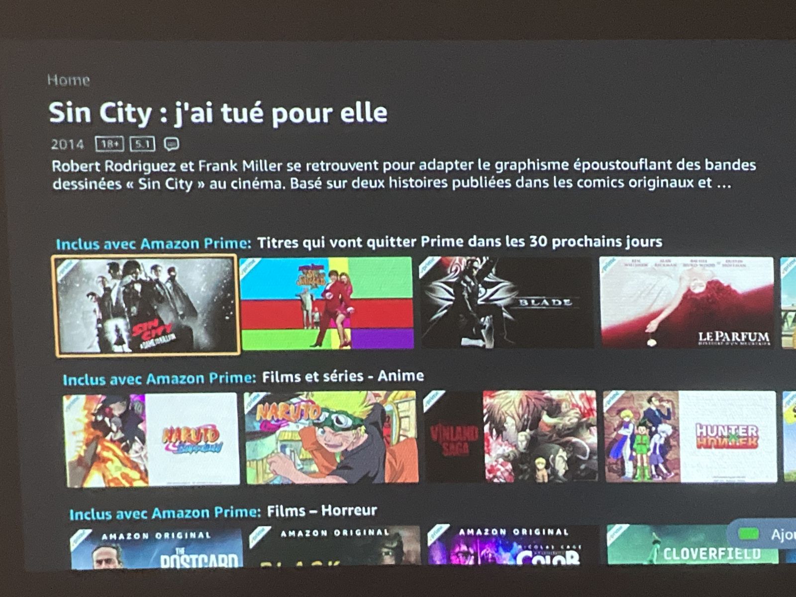 Prime Vidéo : une catégorie regroupe les contenus qui vont sortir du catalogue