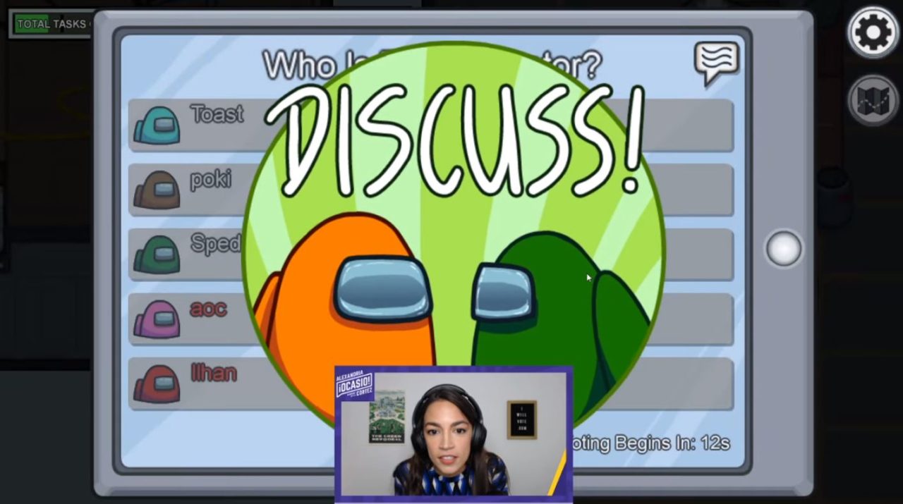 La politicienne américaine Alexandria Ocasio-Cortez réalise sur Twitch le 3ème plus gros stream au monde