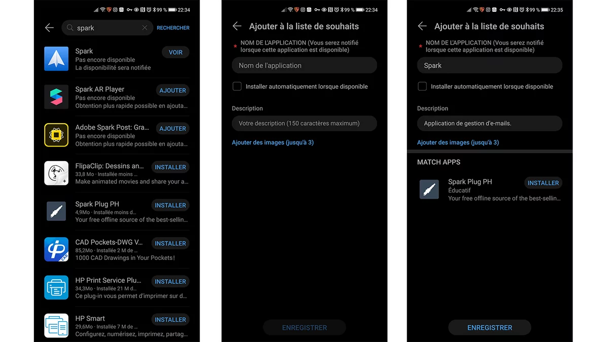Huawei Mate 40 Pro app gallery © © Pierre Crochart pour Clubic