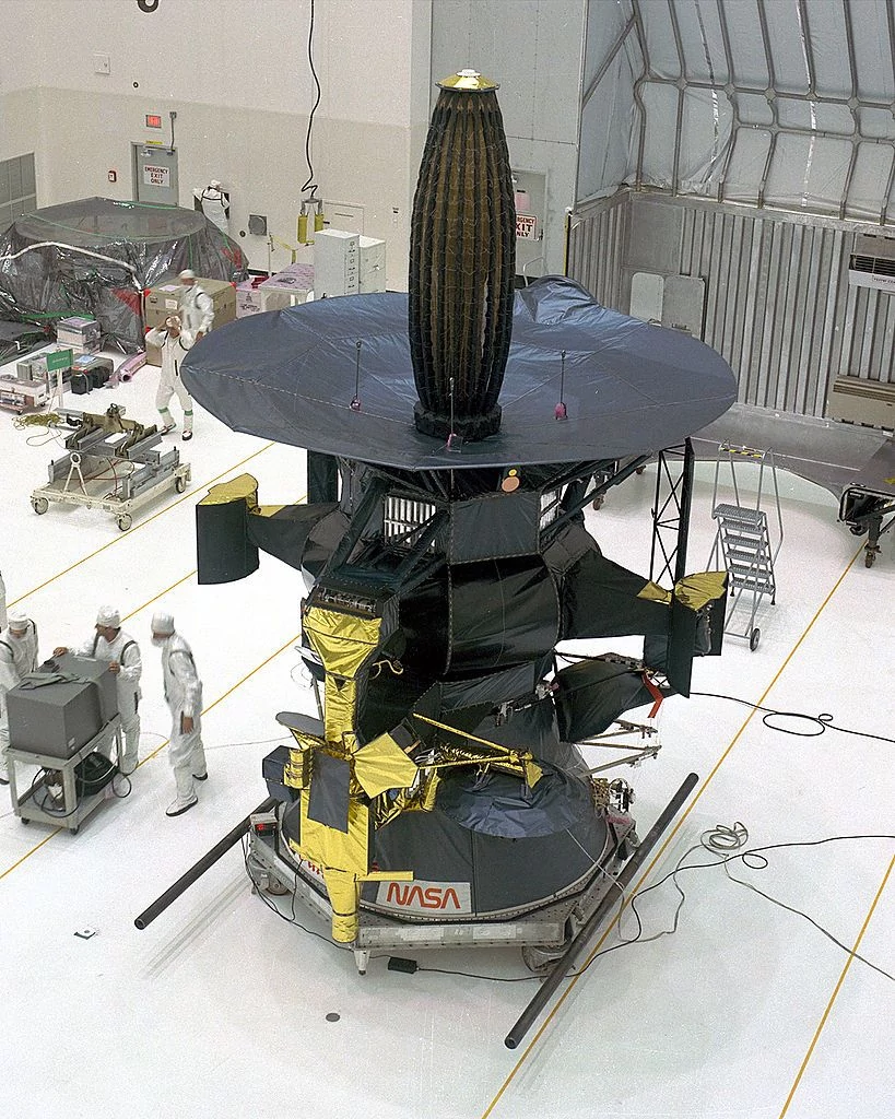 Galileo sonde Jupiter repliée © NASA