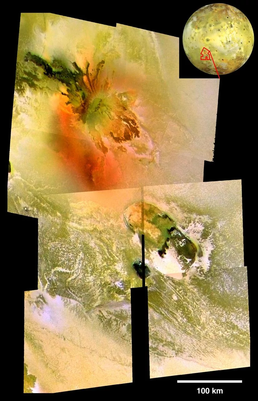 Galileo Io détails Jupiter © NASA/Arizona State University/JPL