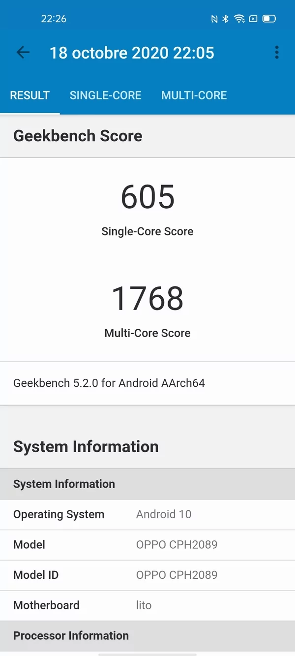 Oppo Reno4 Pro 5G - bench 2 © Clubic - Marc Mitrani