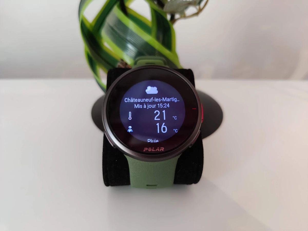 Polar Vantage V2 - Météo