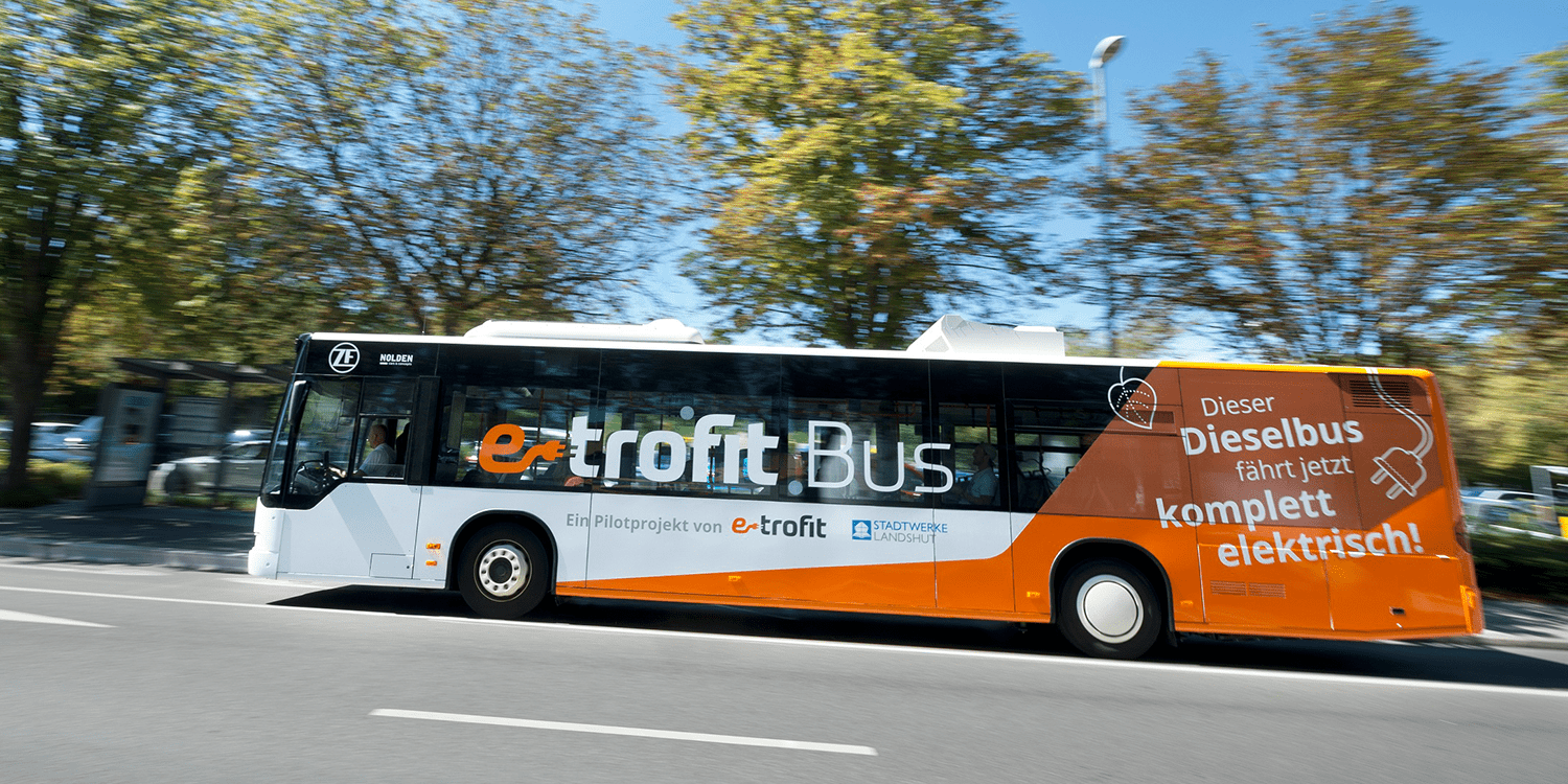 Pour lutter contre le CO2 en ville, e-troFit transforme les bus diesel en bus électrique