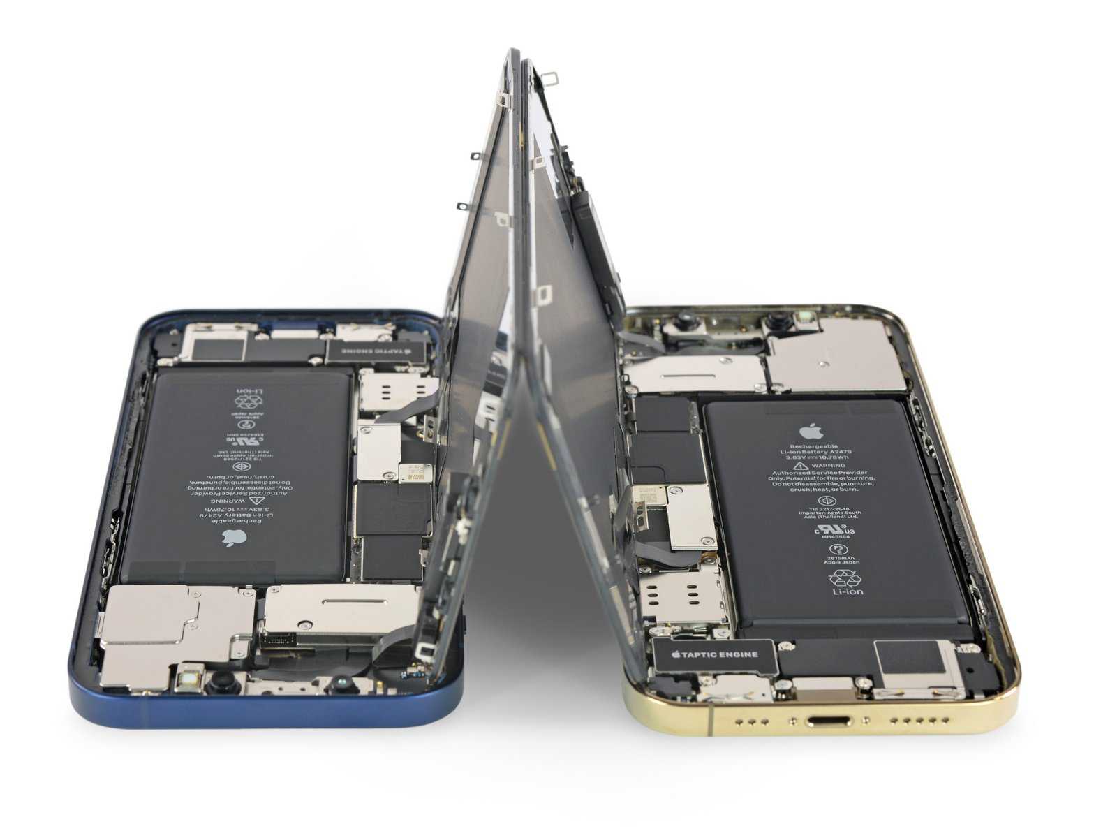 L'iPhone 12 et 12 Pro partagent bon nombre de pièces... et une réparabilité moyenne