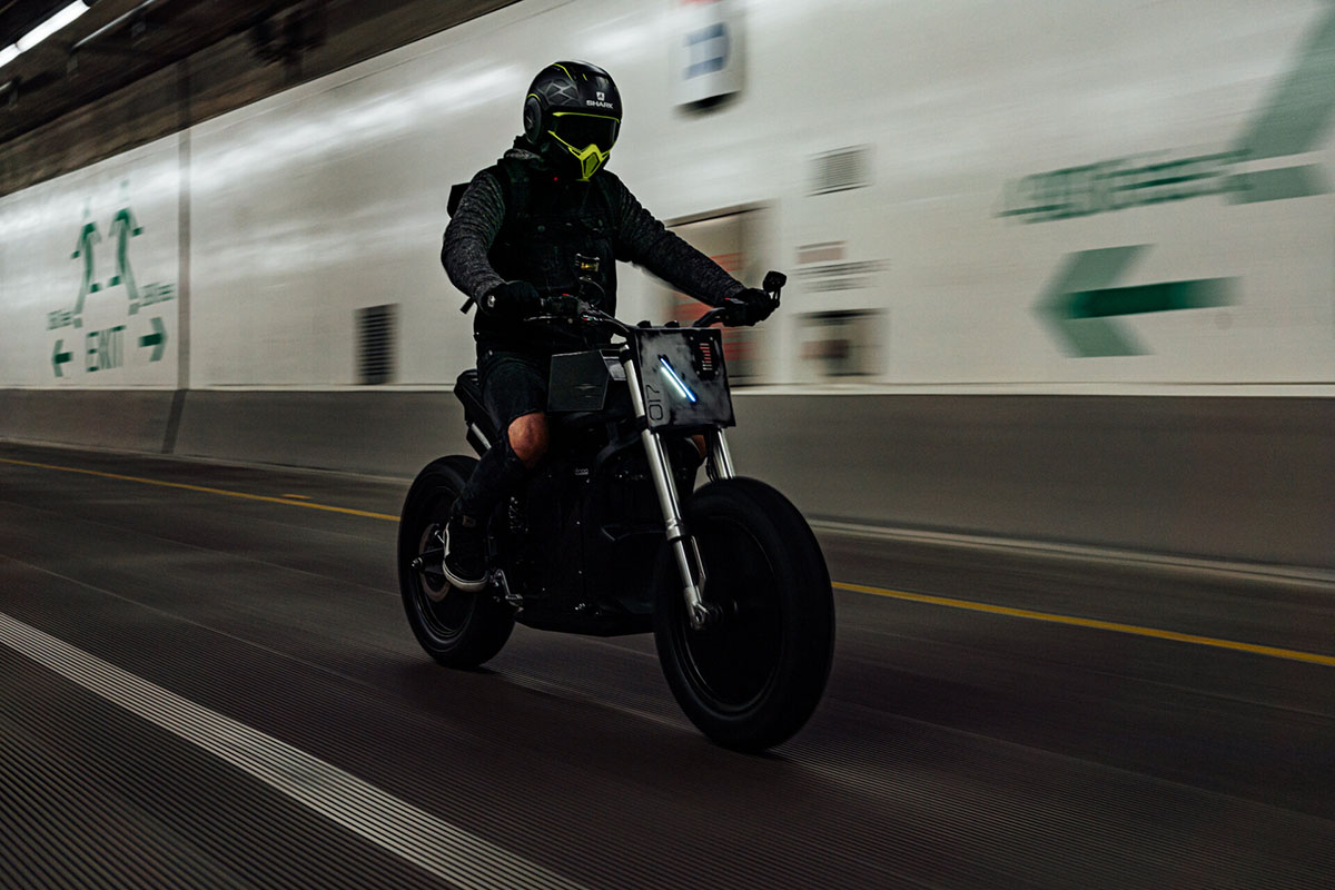 Droog Moto E-Fighter : un style cyberpunk pour la moto électrique américaine