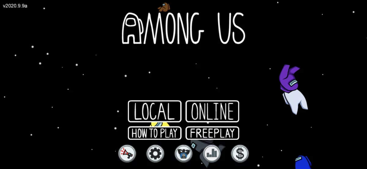 Menu Among Us
