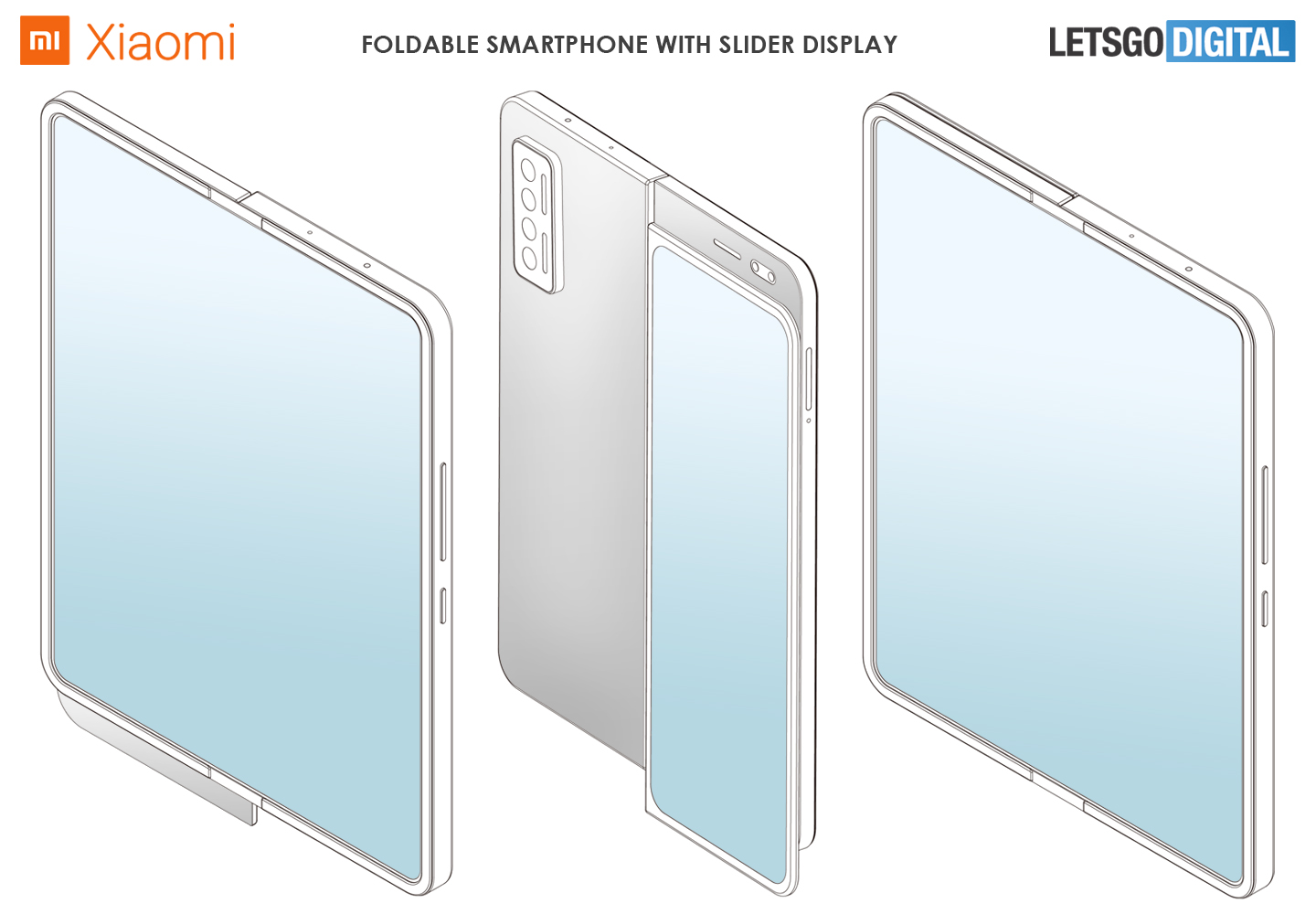 Xiaomi : bientôt un smartphone pliable avec écran coulissant ? Le brevet est déposé