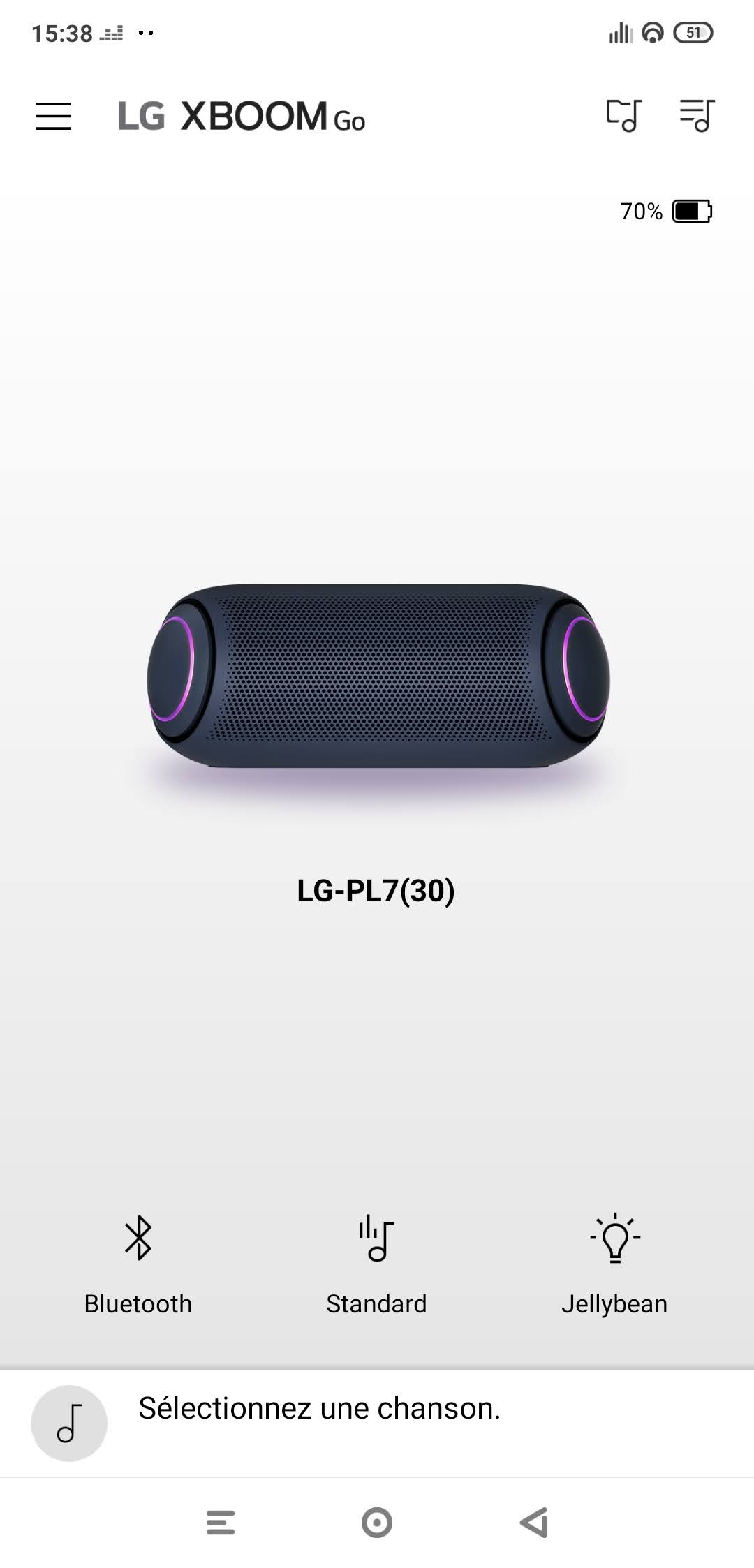LG XBOOM PL7 - Appli 1