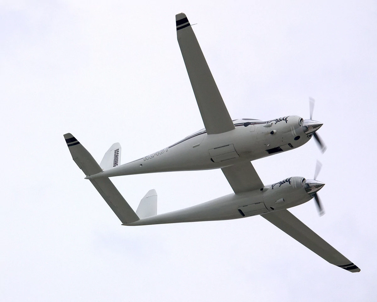 Burt rutan boomerang © Wikipedia/ken Mist