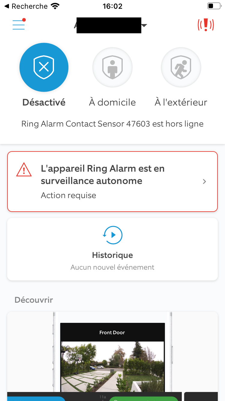 Je TESTE le système d'alarme sans fil RING de chez  