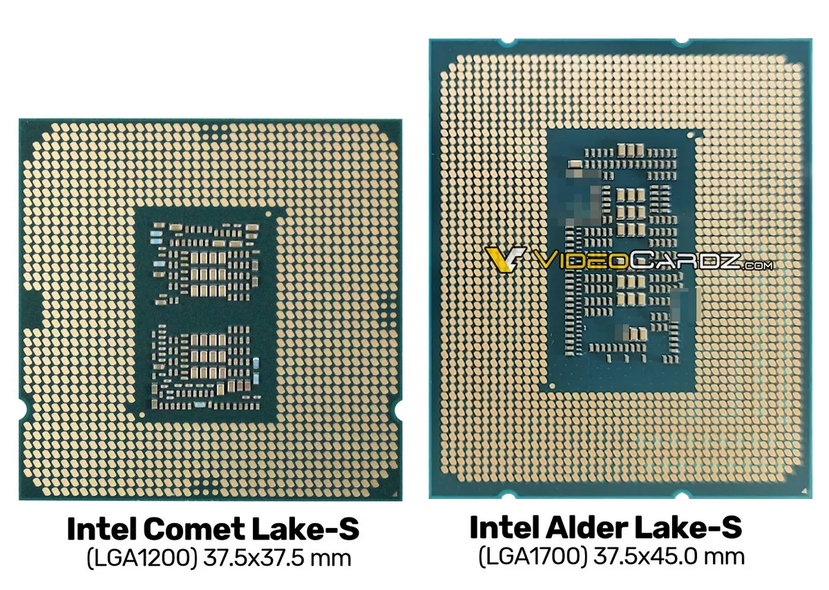 Intel Alder Lake-S © Videocardz.com