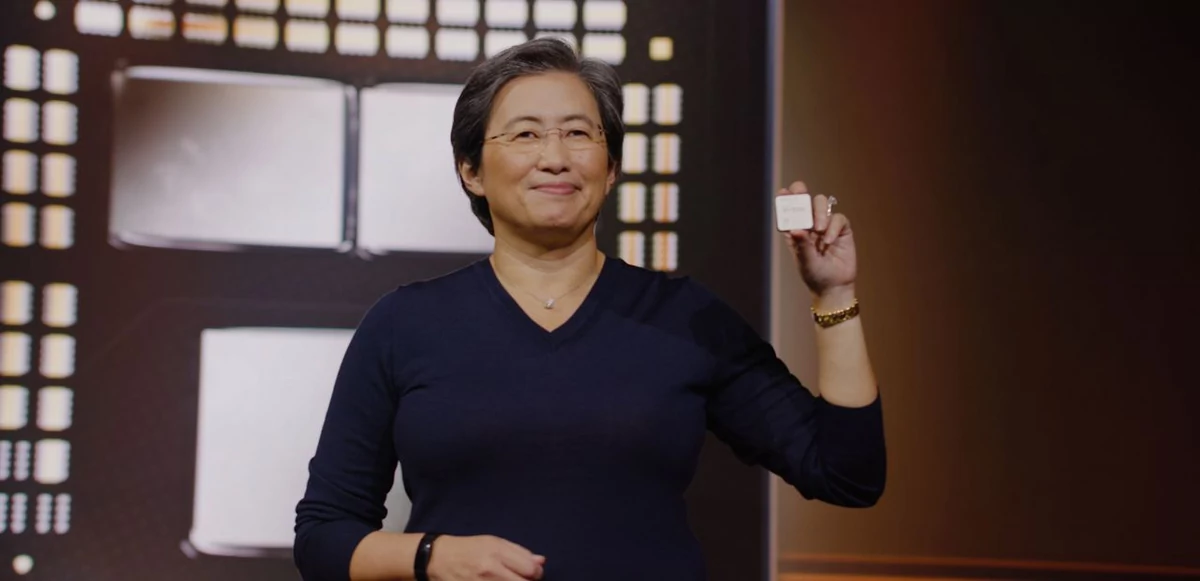 Lisa Su presente Ryzen 5000 © AMD