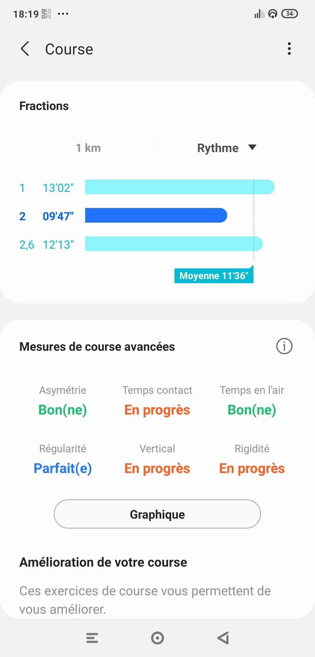 Watch3 - Analyse foulée 1