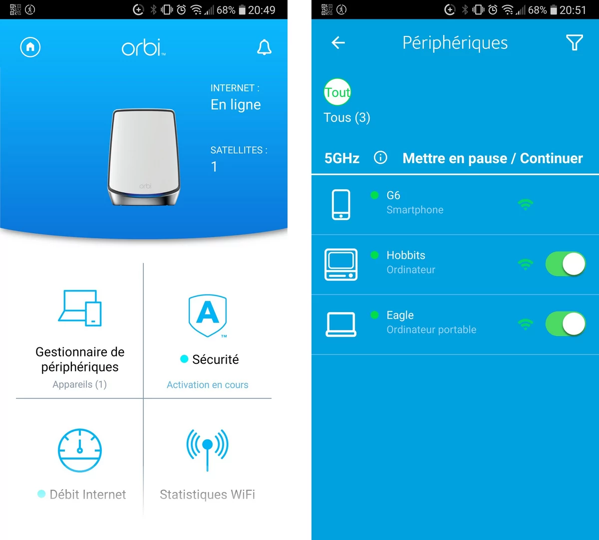 Netgear Orbi RBK872 © Nerces